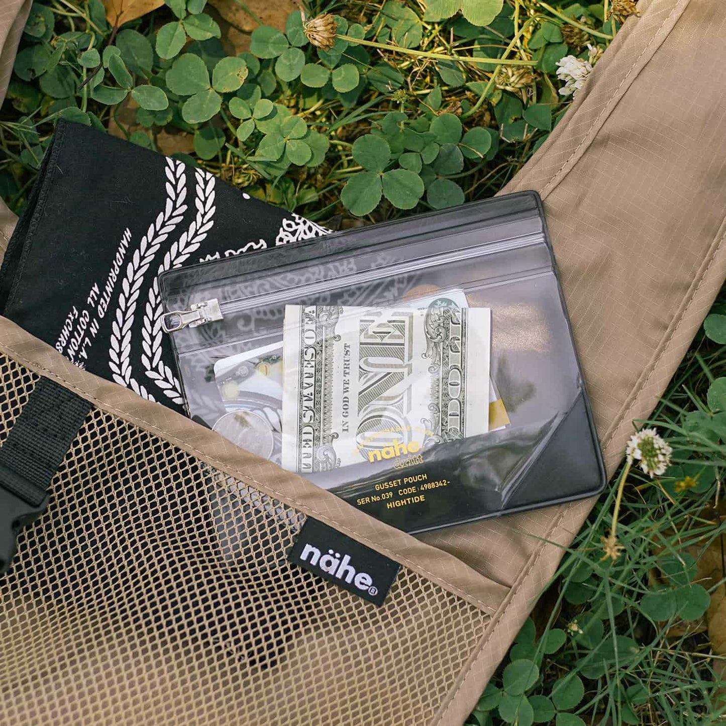 nahe Gusset Pouch Ｓ 透明款