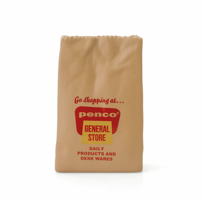 Penco Brown Bag Stand 牛皮紙袋造型收納架／花瓶／筆筒