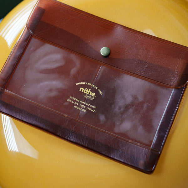 nahe General Purpose Case A6 多用途收納袋 棕色