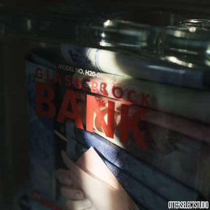Dulton玻璃存錢筒 "GLASS BLOCK BANK"