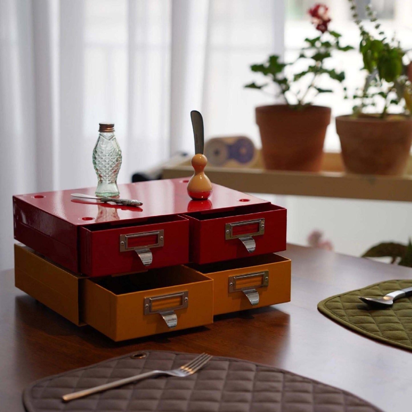 Dulton 金屬抽屜收納盒