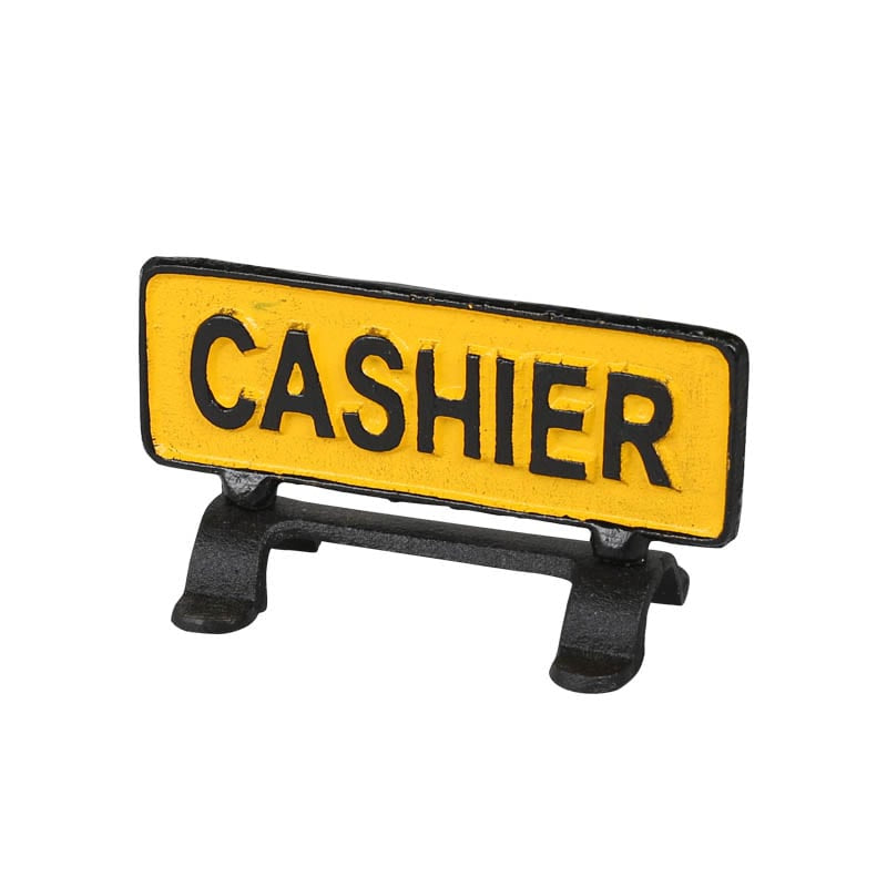 Dulton桌面立牌"cashier" 收銀員