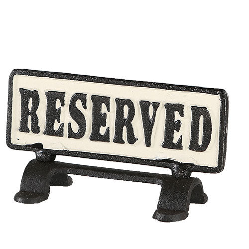 Dulton 桌面立牌 "reserved" 已預留