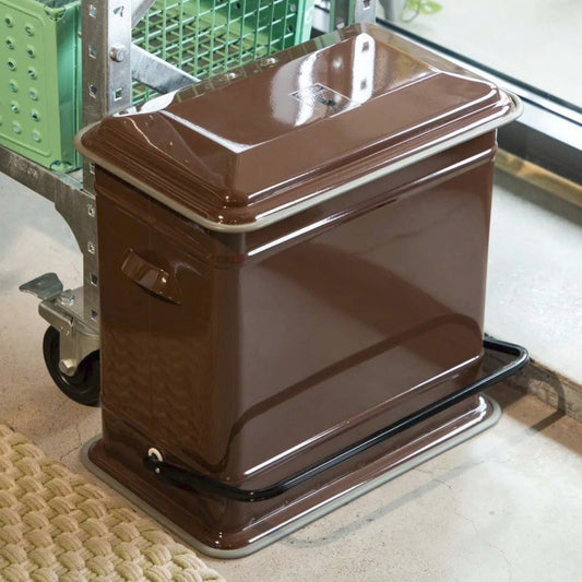 Dulton 靜音金屬腳踏垃圾桶