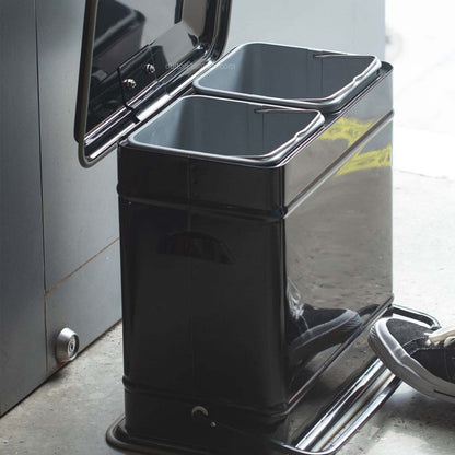 Dulton 靜音金屬腳踏垃圾桶