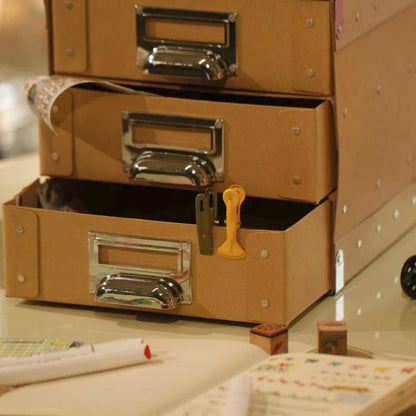 Dulton Bonox硬紙板抽屜收納盒