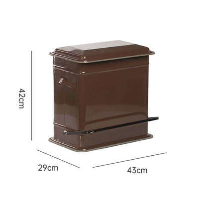 Dulton 靜音金屬腳踏垃圾桶